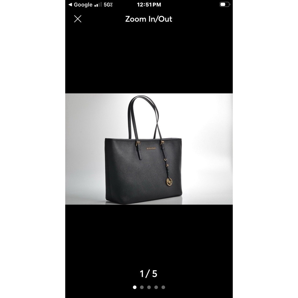 New! Michael Kors Jet Set Travel Large Tote With Laptop Holder - Picture 3 of 14